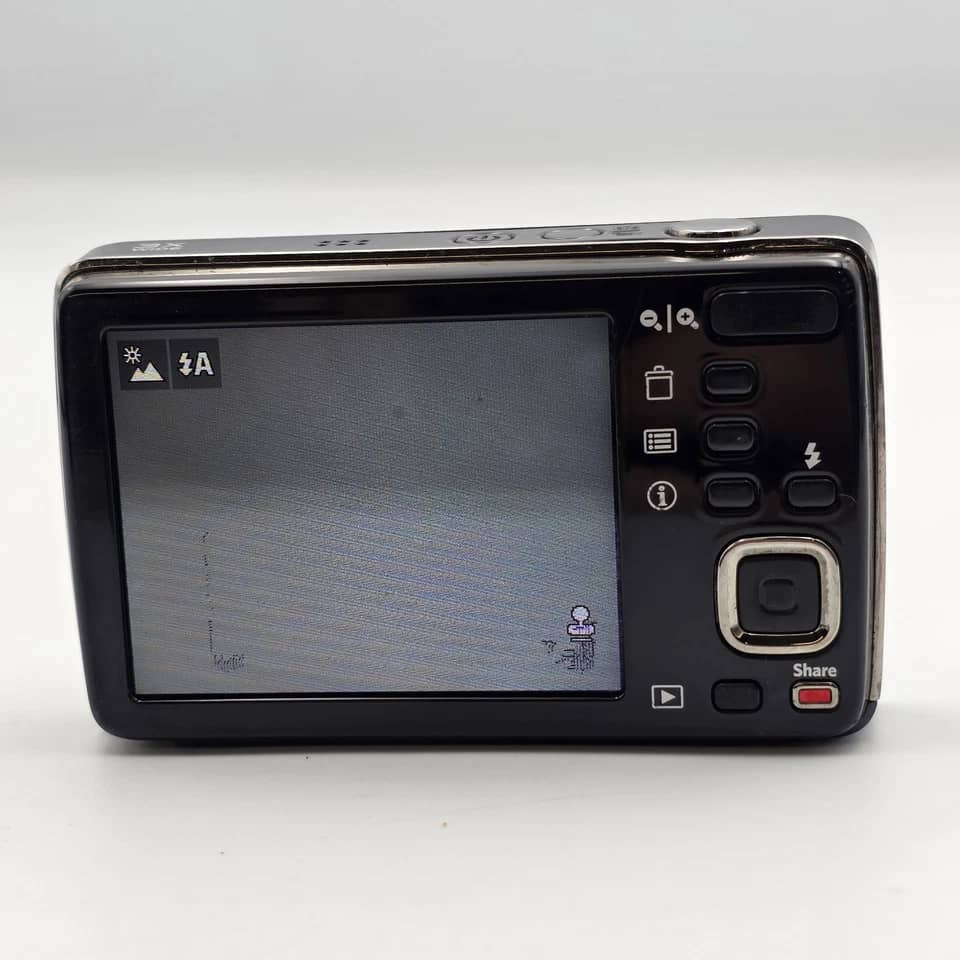 Kodak Easy Share Mini M200 Digital Cameras Red For parts or not working Body Only