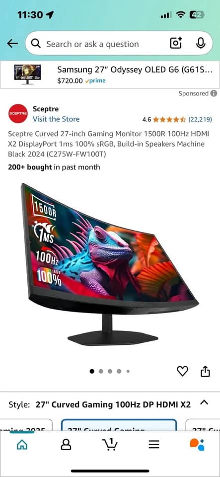 Sceptre SE2723DS Monitors