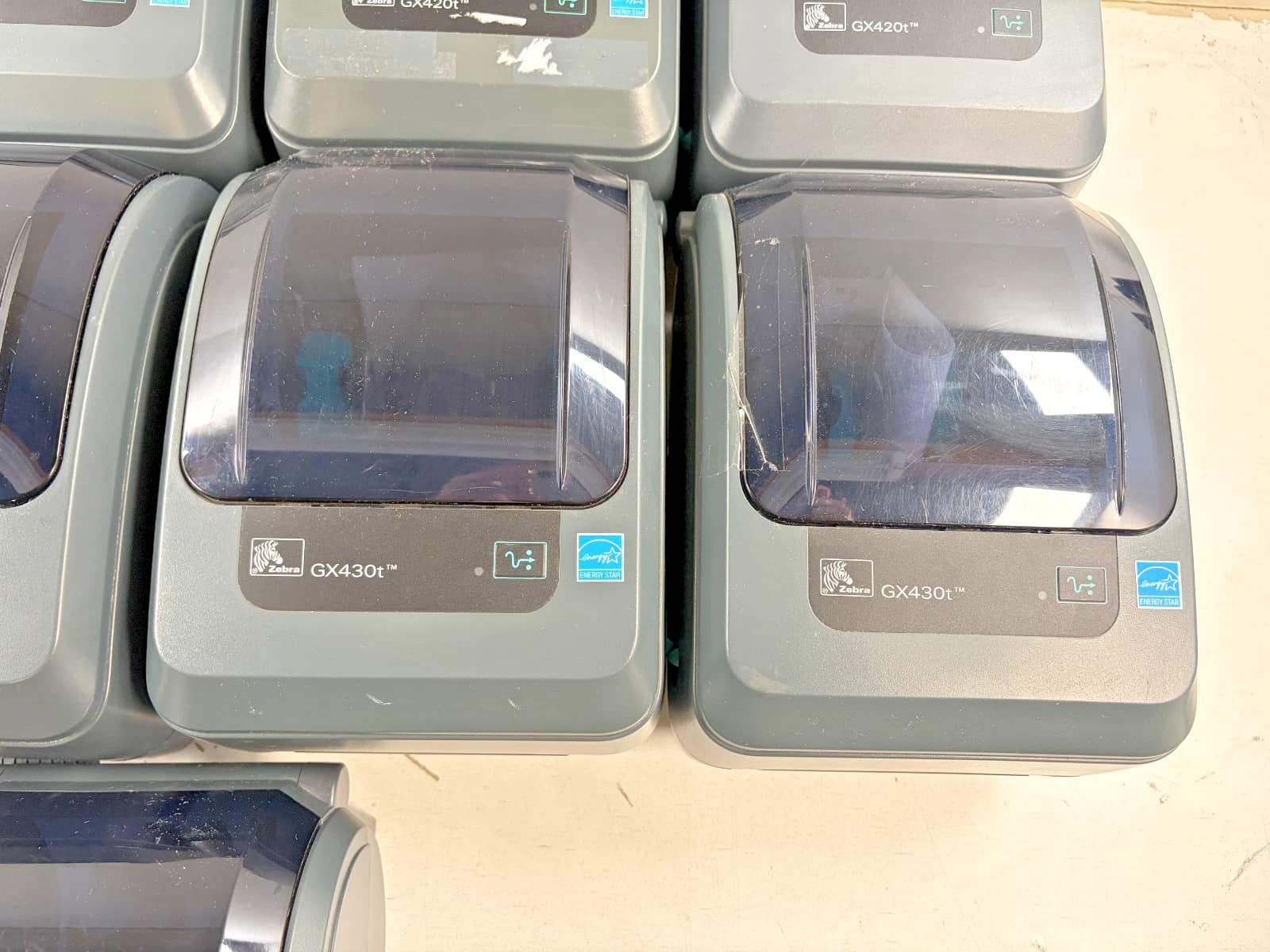 Zebra GK 420T AND GX420T Printers For parts or not working