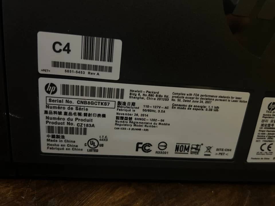 HP m127fw Printers New