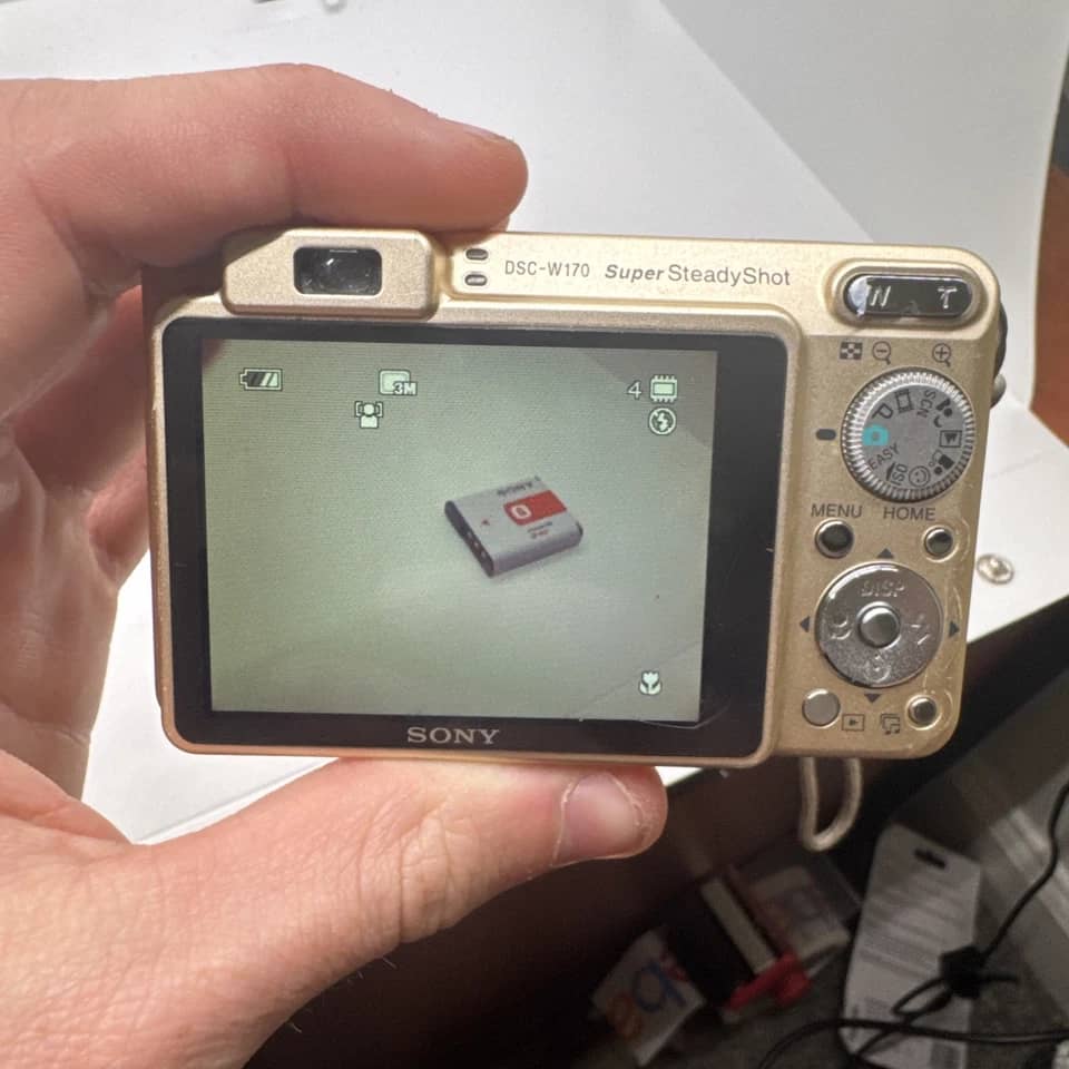 Sony DSCW170 Digital Cameras Gold New Body Only