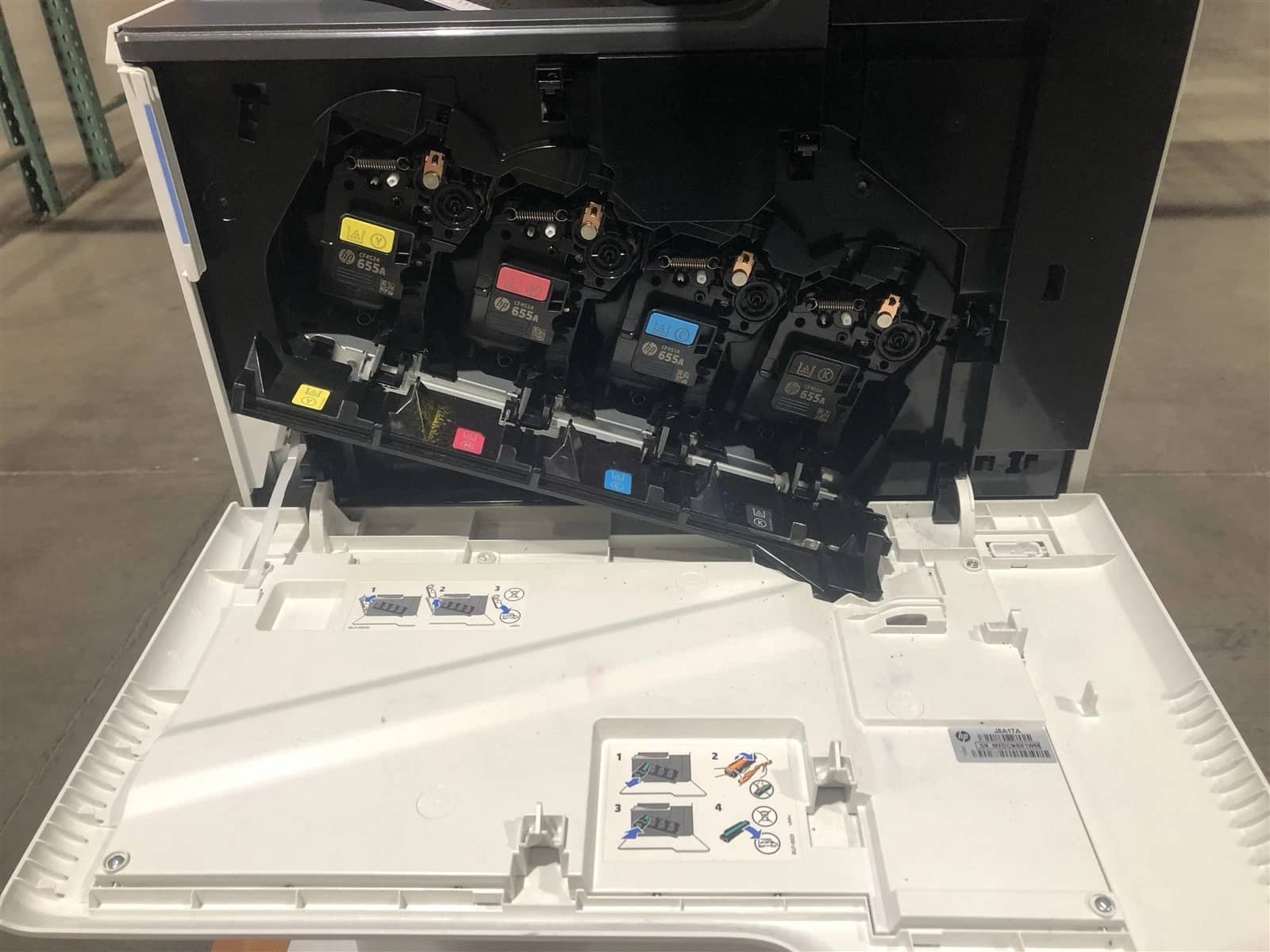 HP Color LaserJet Enterprise FlowMFP M682 (J8A17A) Printers Used - Good