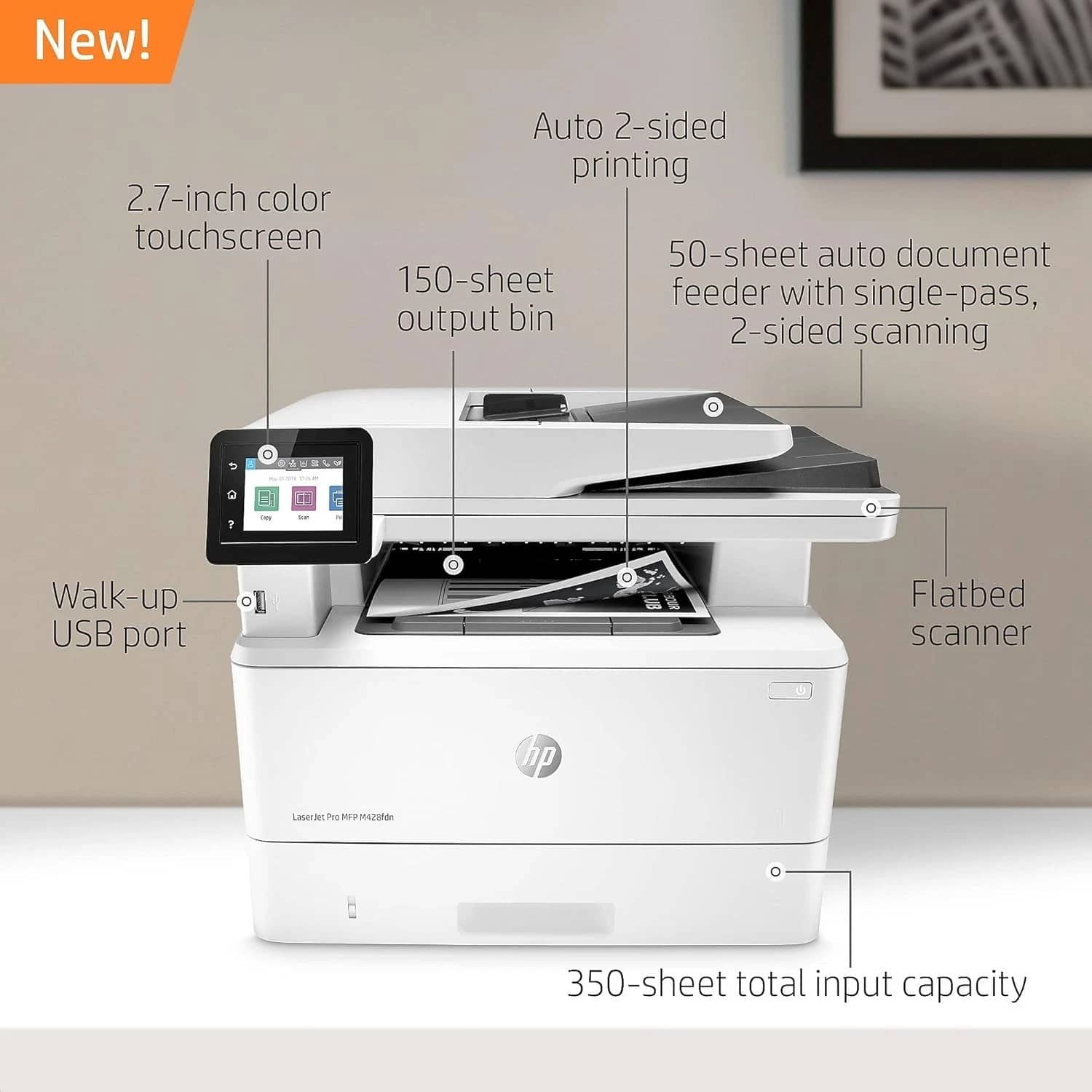 HP LaserJet Pro MFP M428fdn Printers New
