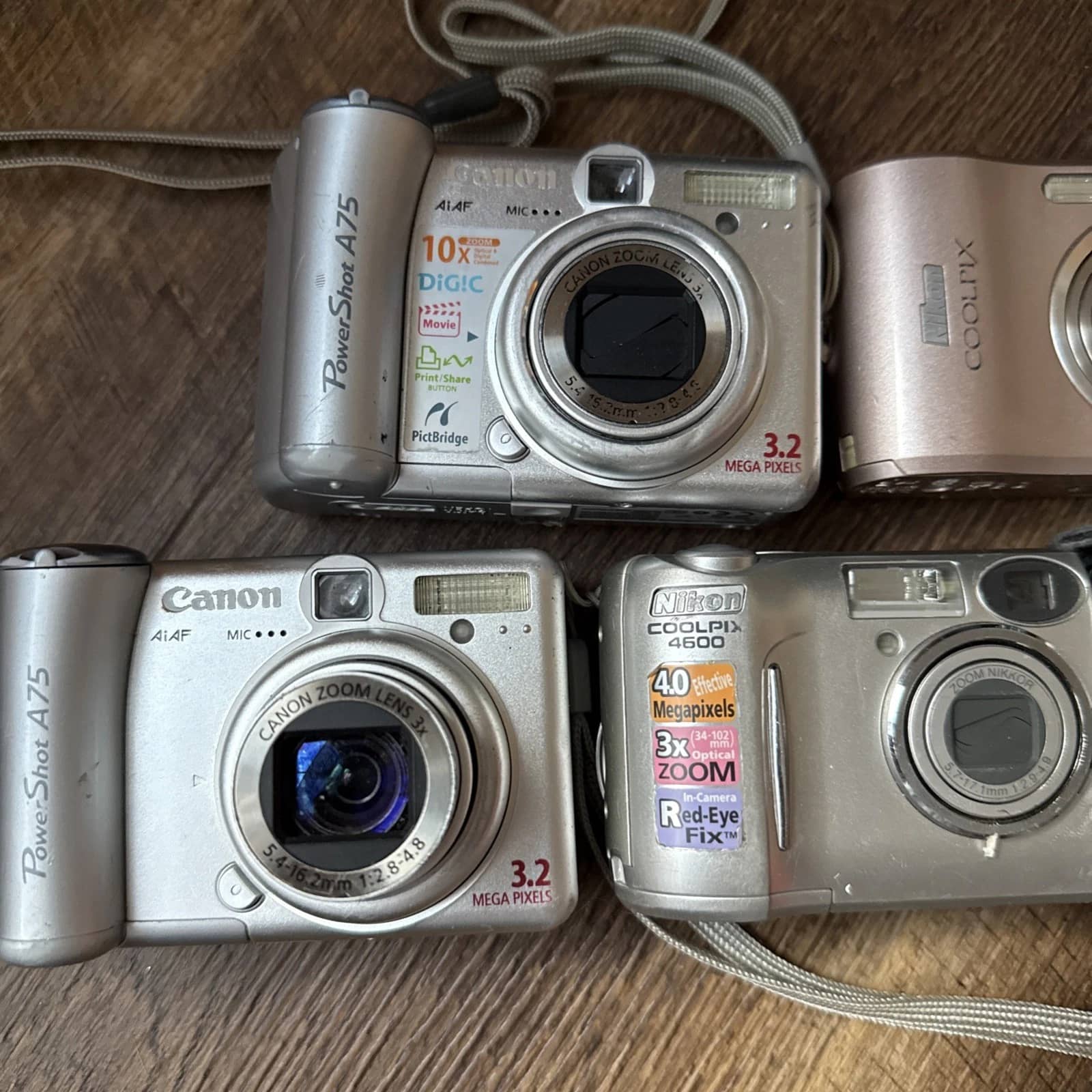 Canon PowerShot A75 Digital Cameras Silver New Body Only