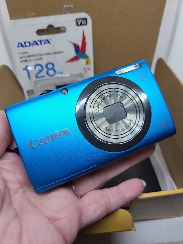 Canon PowerShot A2300 Digital Cameras Silver Refurbished - Excellent Body Only