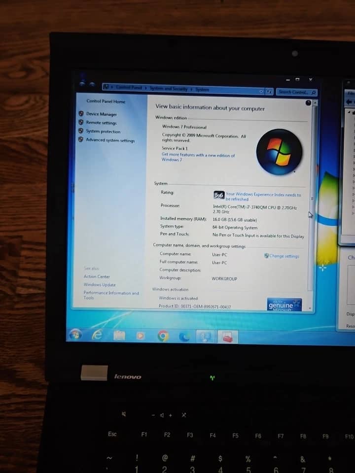 Lenovo W530 Computers 500GB 8GB New