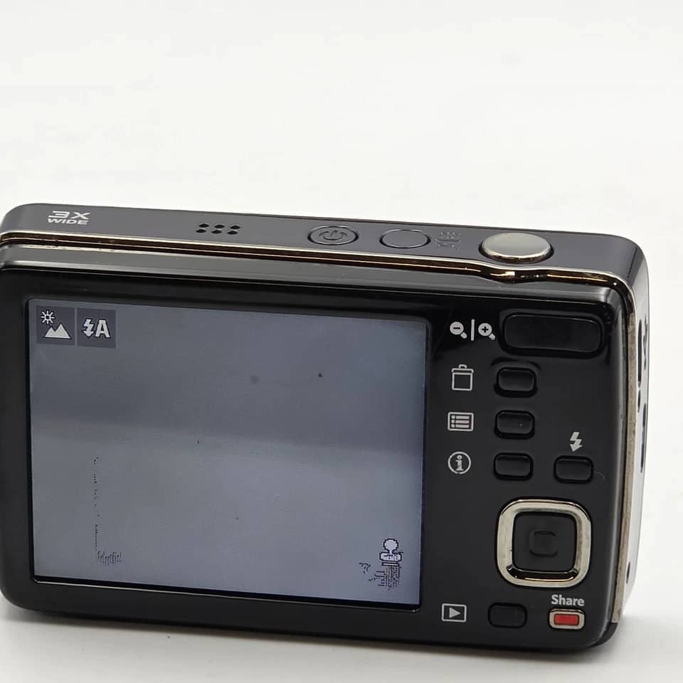 Kodak Easy Share Mini M200 Digital Cameras Red For parts or not working Body Only