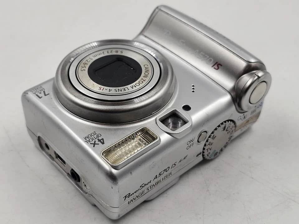 Canon PowerShot A570 IS Digital Cameras Silver New Body Only