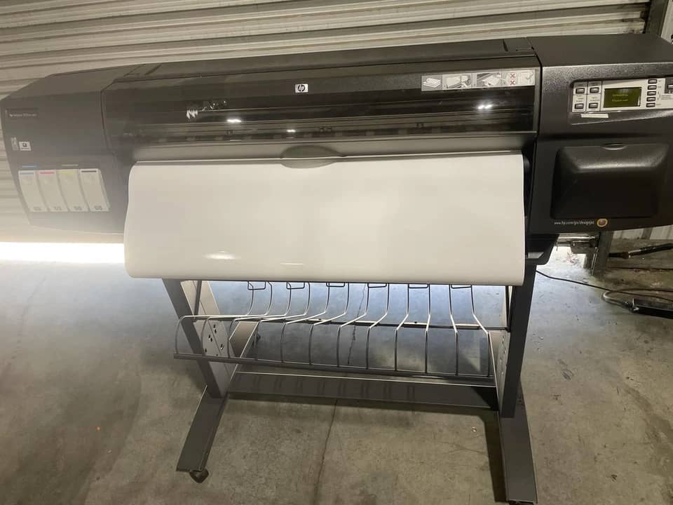 HP Designjet 1055CM Plus Printers For parts or not working