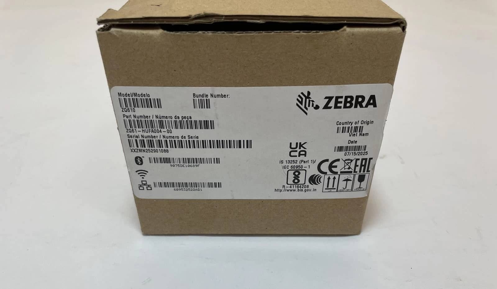 Zebra ZQ610 Printers New