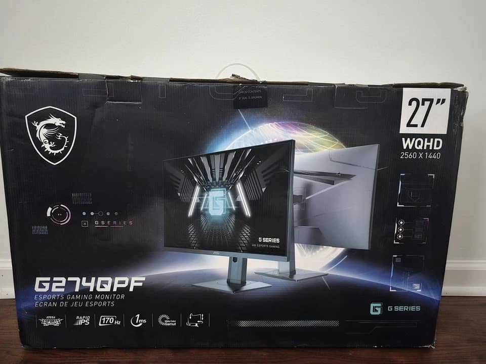 MSI G274QPF Monitors