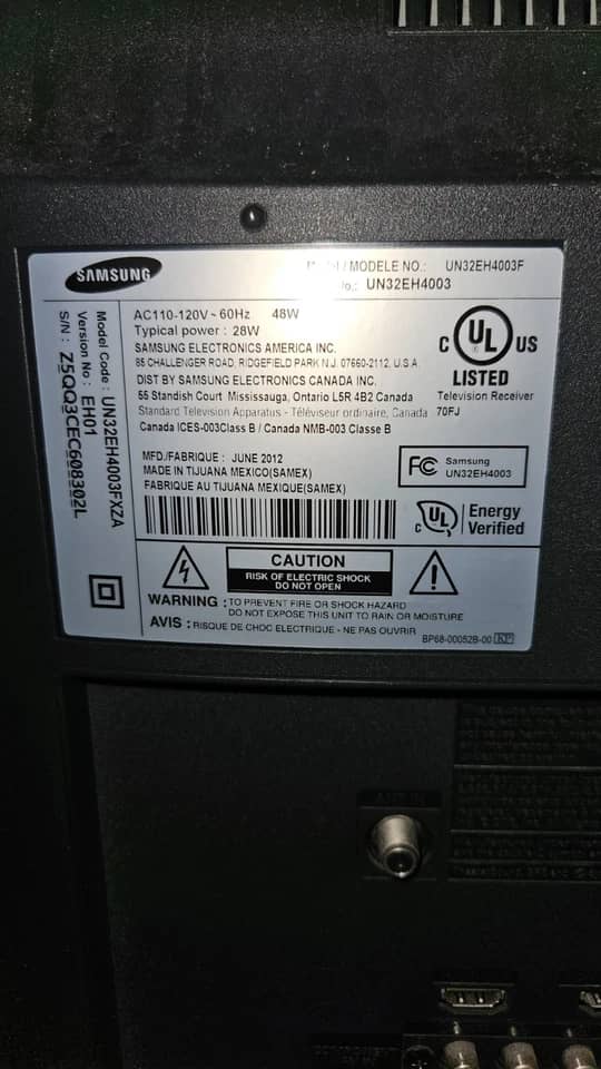 Samsung UN32EH4003F TVs