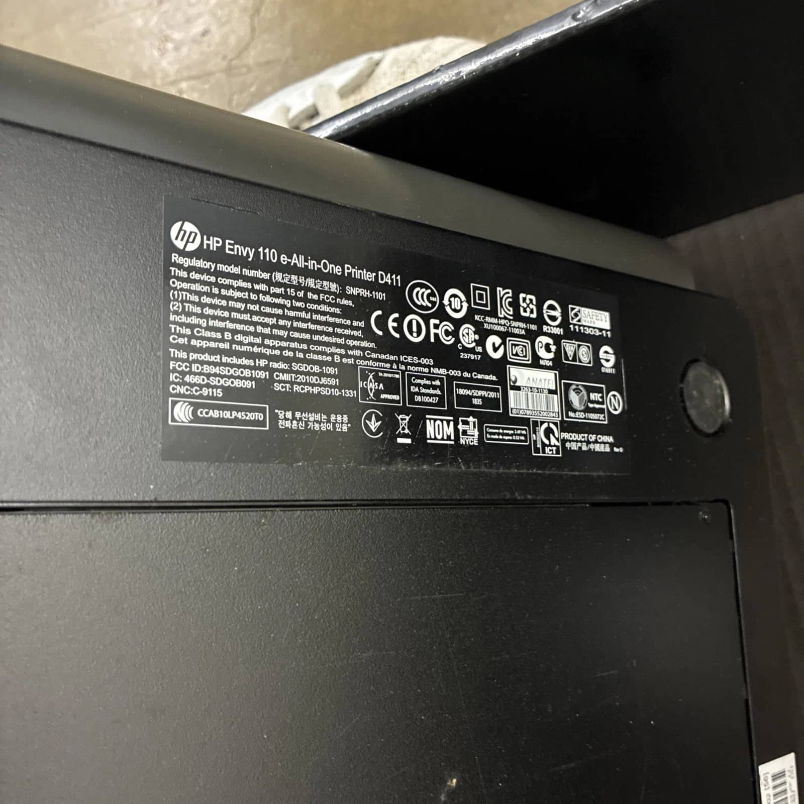 HP Envy 110 Printers Used - Good