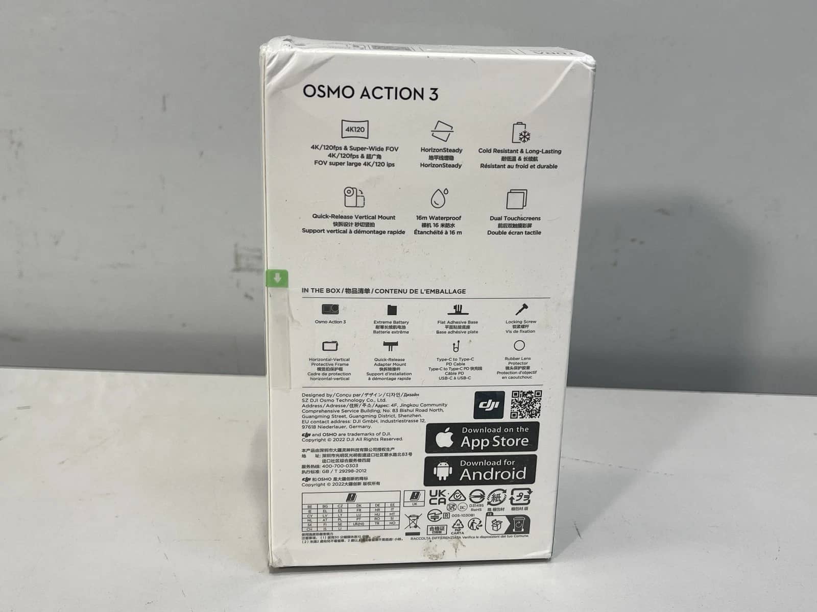 DJI Osmo Action 3 Digital Cameras Black Used - Good Body Only
