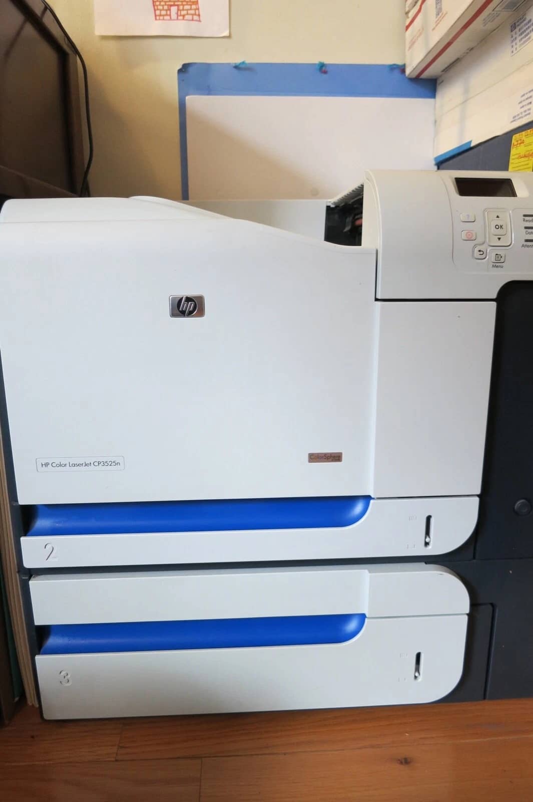 HP LaserJet CP3525N Printers Used - Good