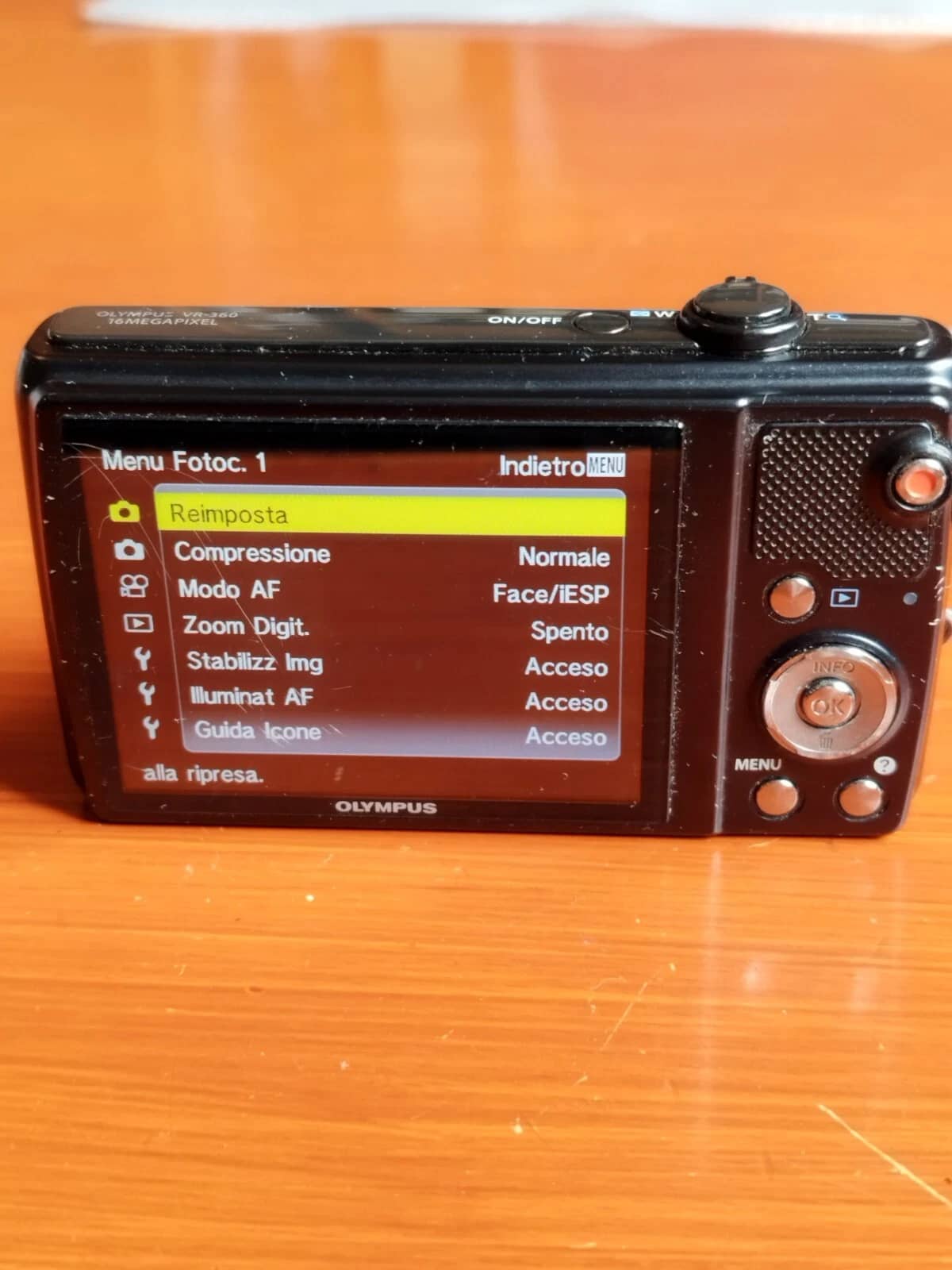 Olympus VR-360 Digital Cameras Black Used - Good Body Only