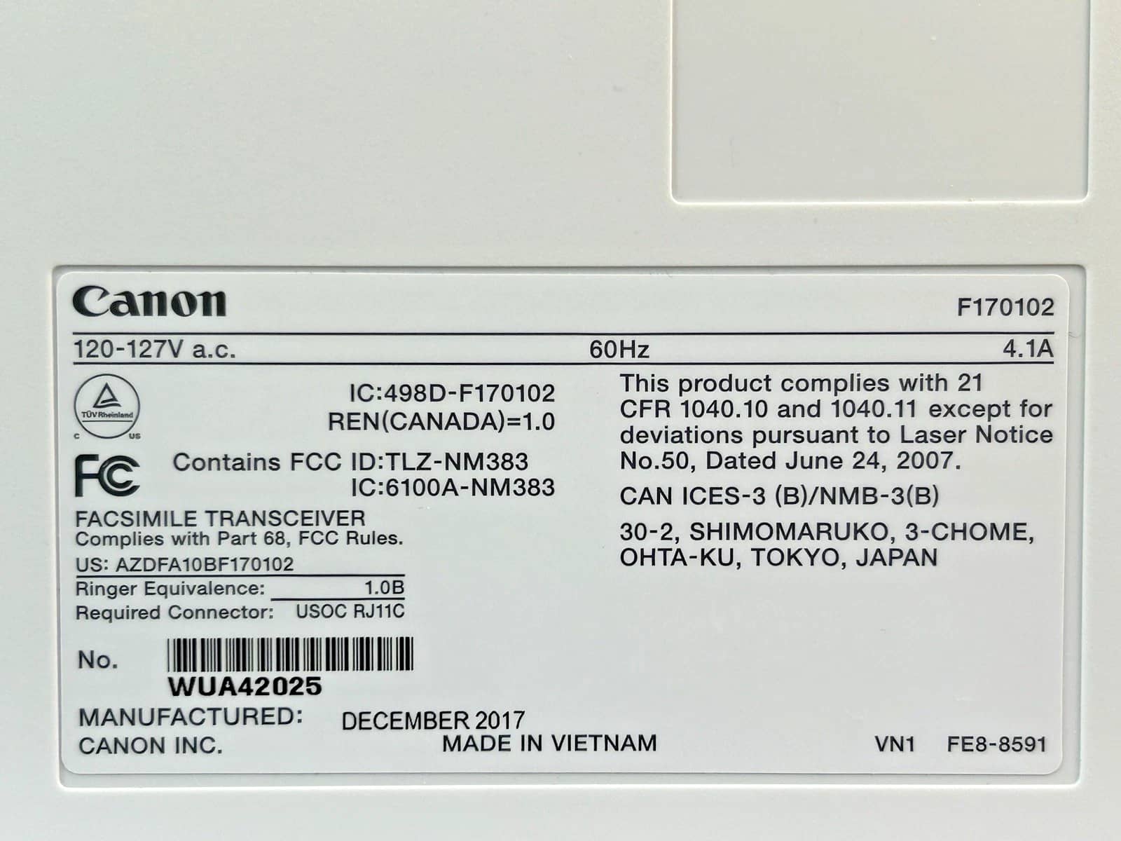 Canon ImageClass MF634CDW Printers Used - Good