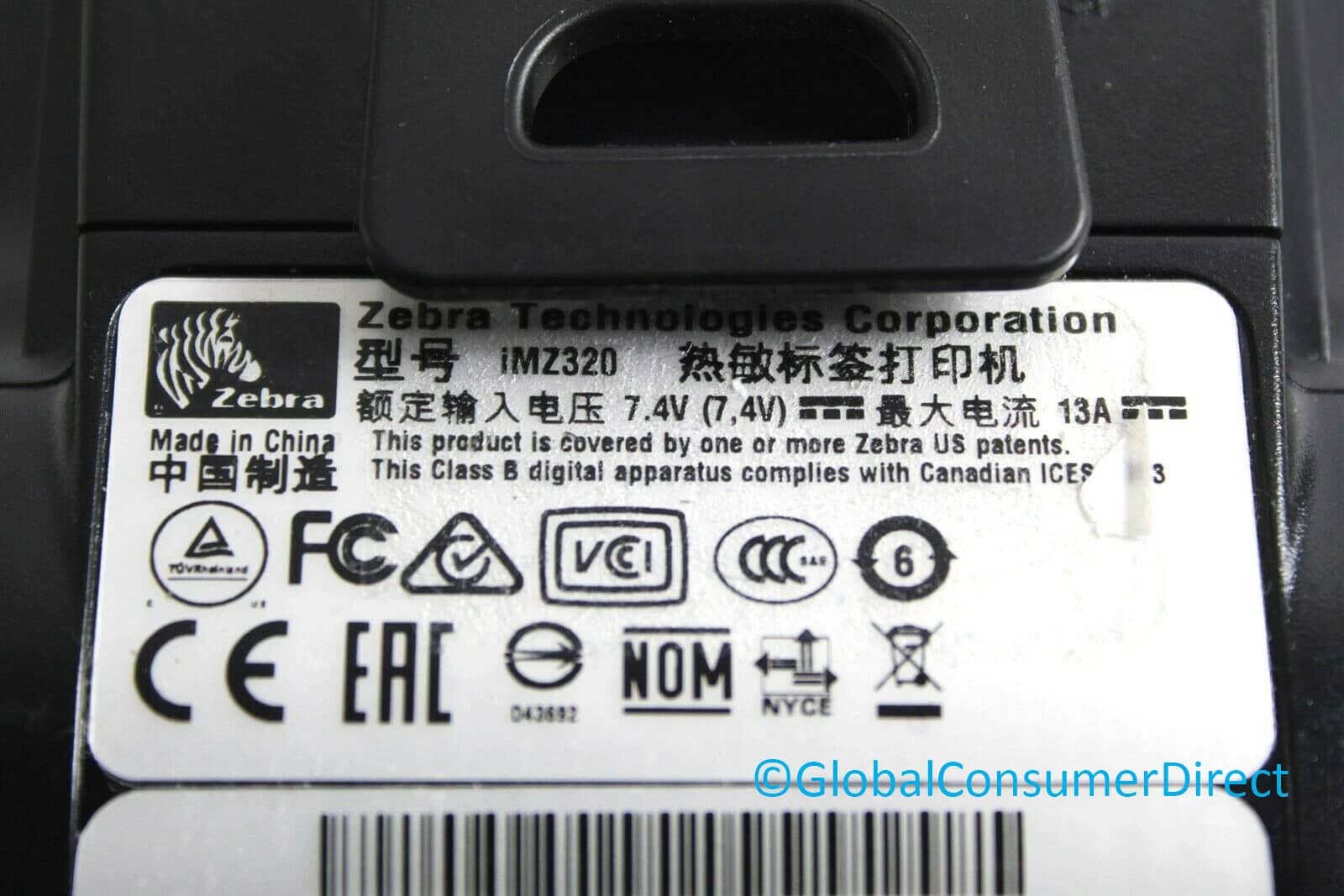 Zebra iMZ 320 Printers New