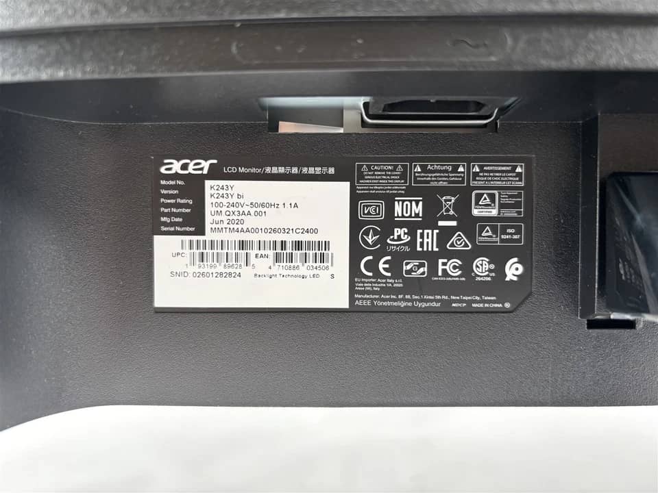 Acer K243Y Monitors