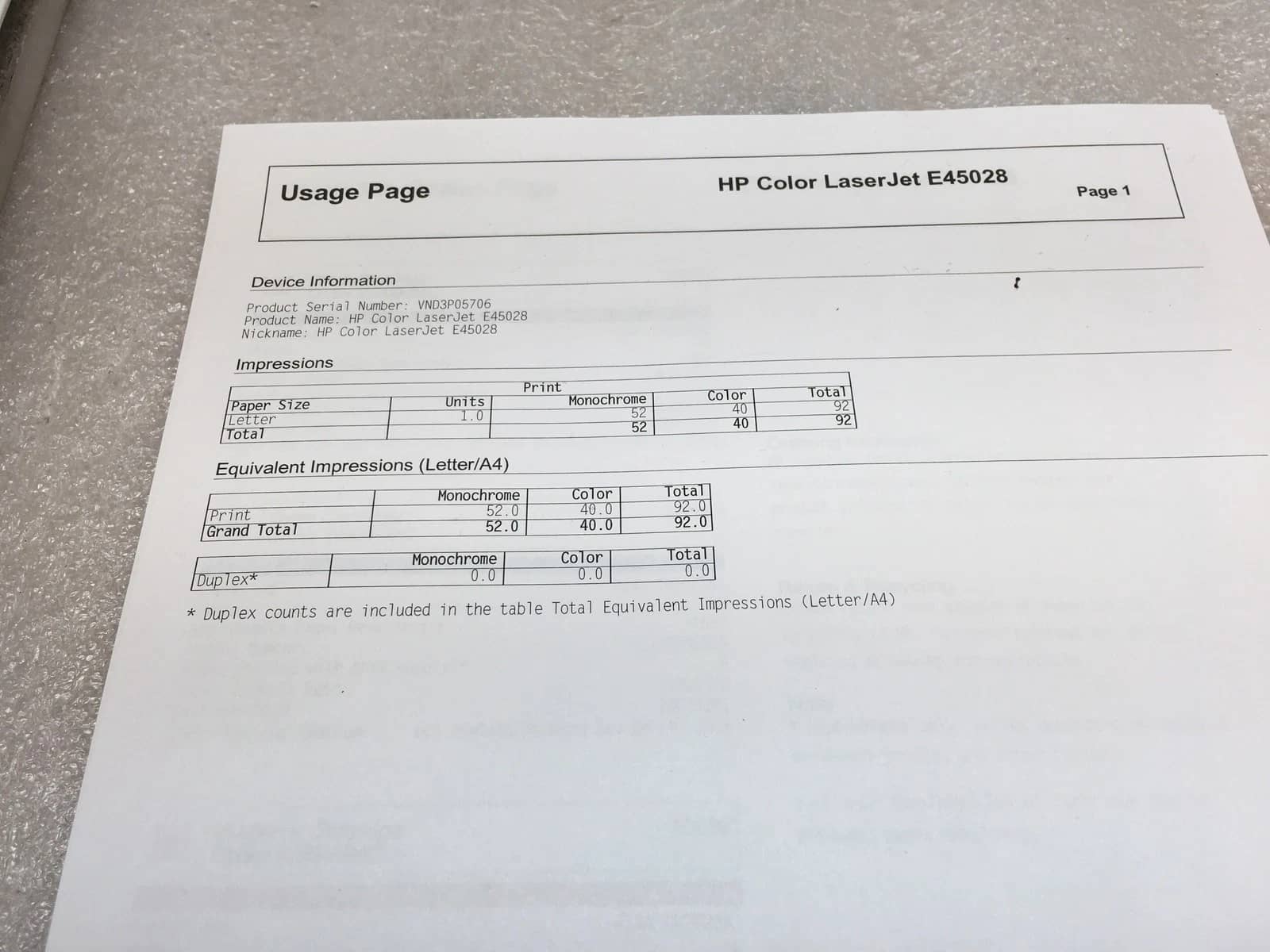 HP 3QA35A Printers Used - Good