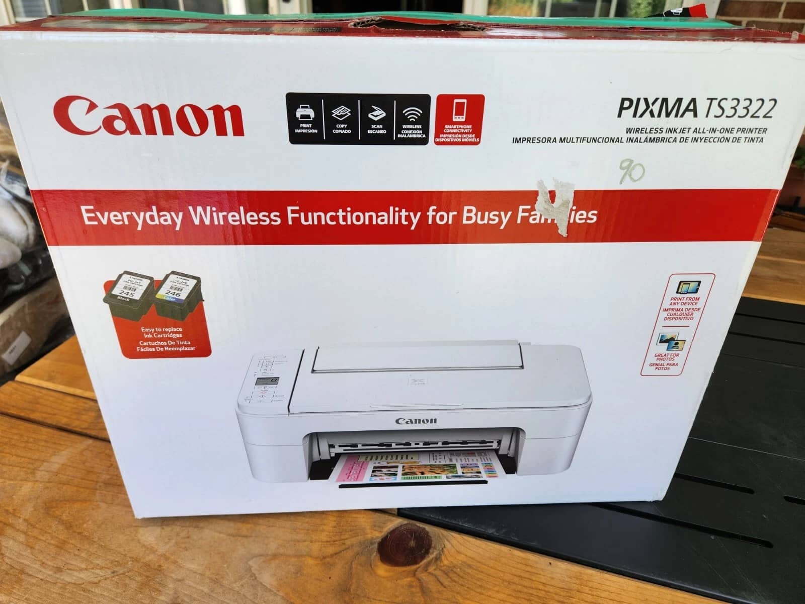 Canon TS3322 Printers New