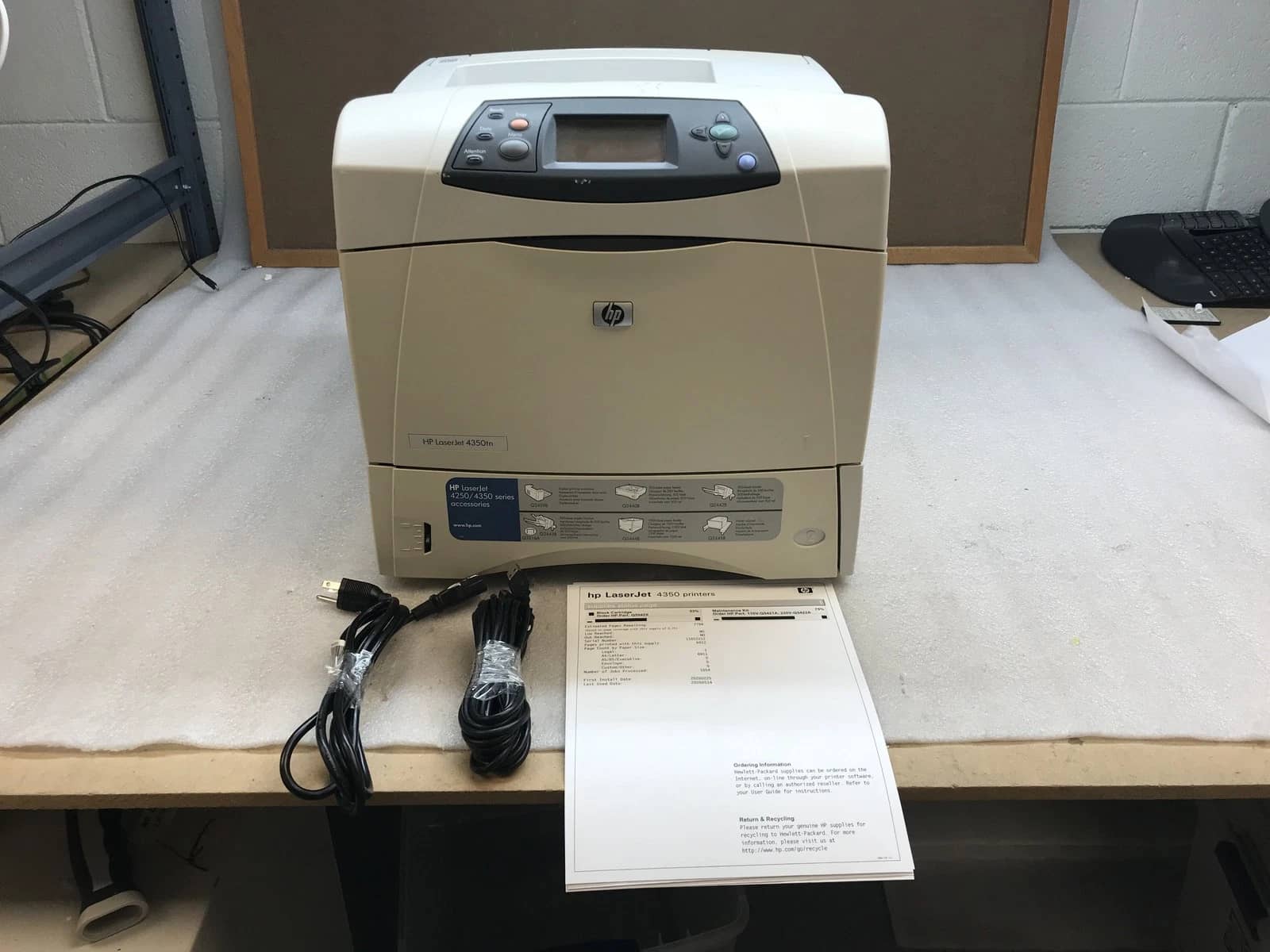 HP LaserJet 4350tn Printers Refurbished - Excellent