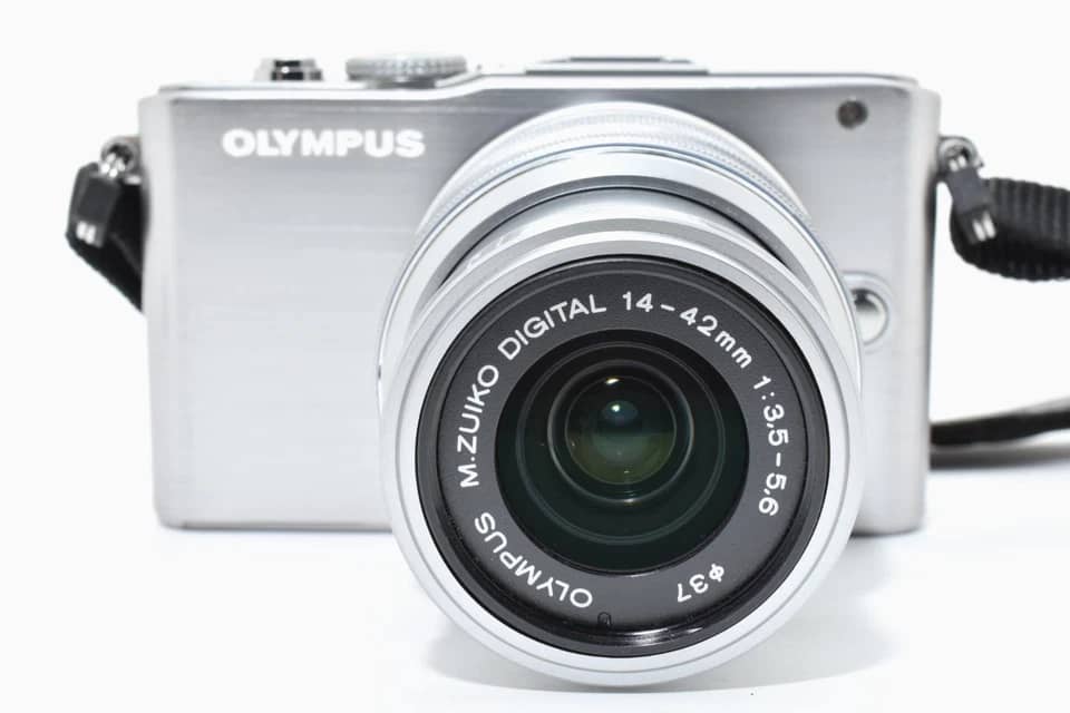 OM SYSTEM PEN E-PL3 Digital Cameras Silver New w/ 14-42mm Kit