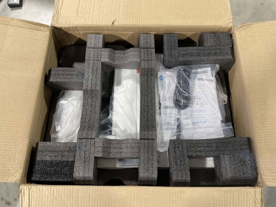 HP HP Color LaserJet Enterprise MFP 5800f Printers White Open-Box Excellent