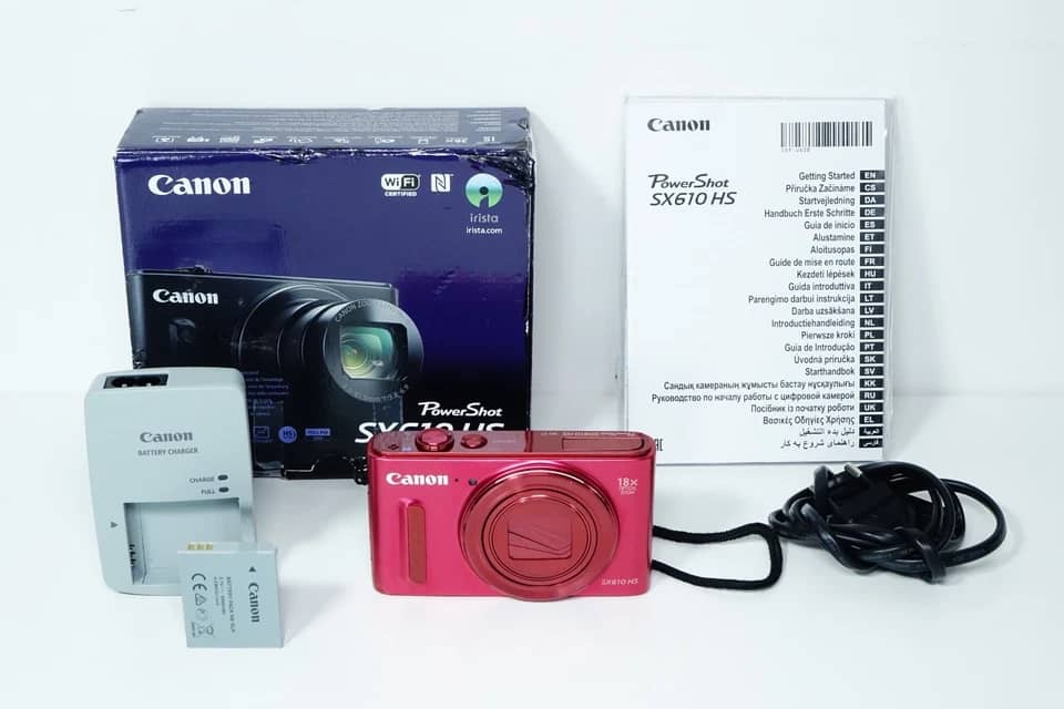 Canon PowerShot SX610 HS Digital Cameras White New Body Only