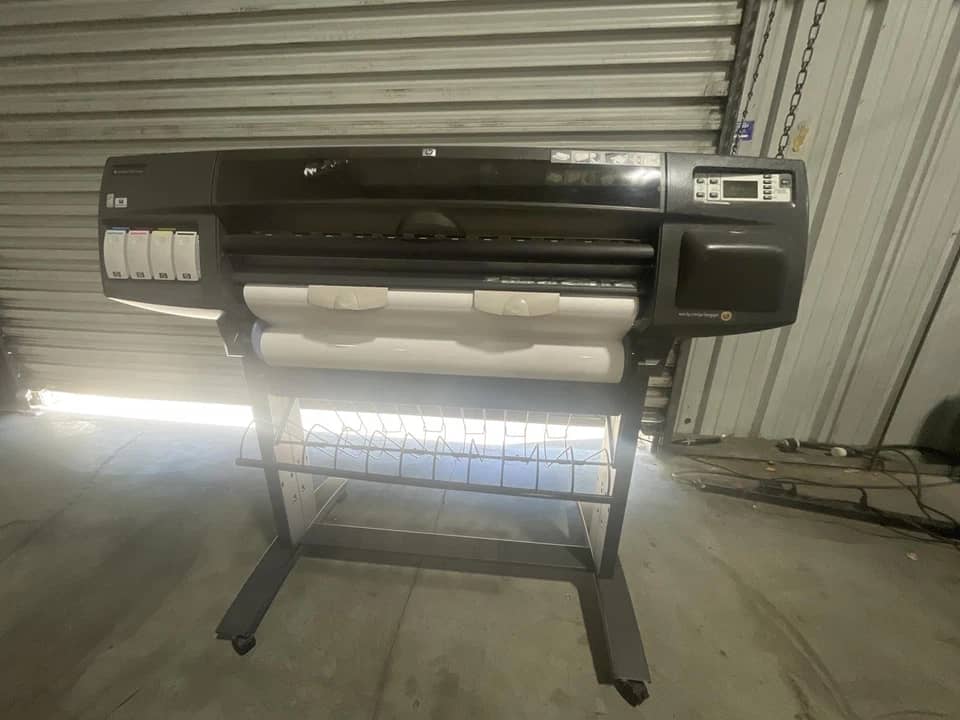 HP Designjet 1055CM Plus Printers For parts or not working