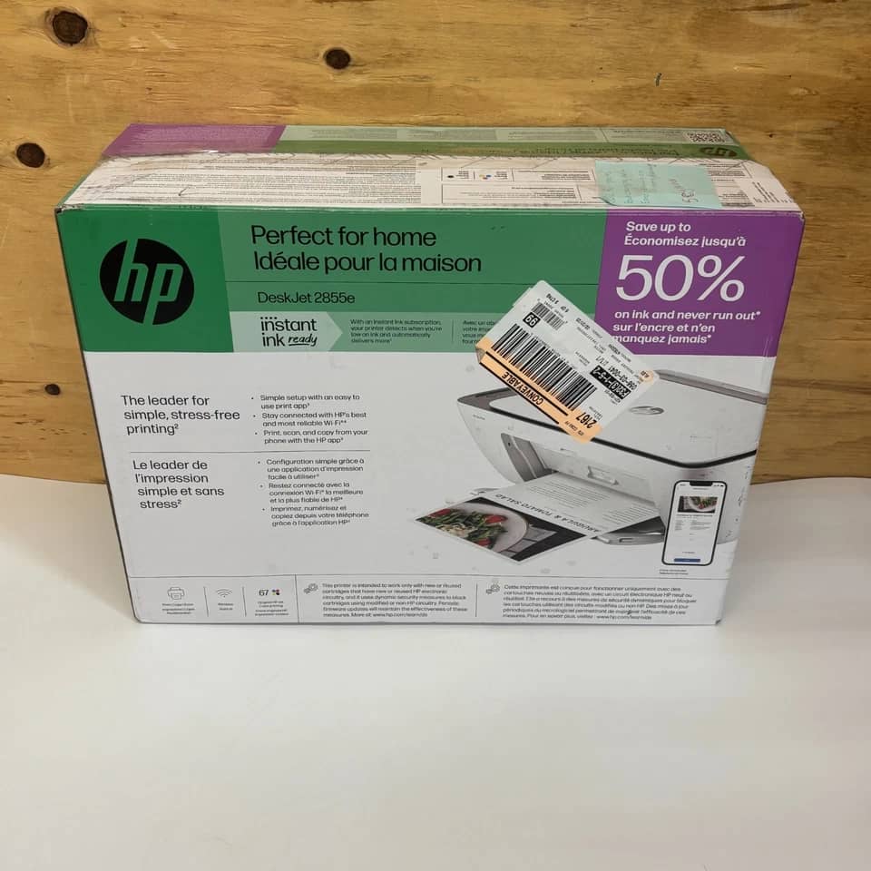 HP DeskJet All-in-One Printer 2855e Printers Open-Box Excellent