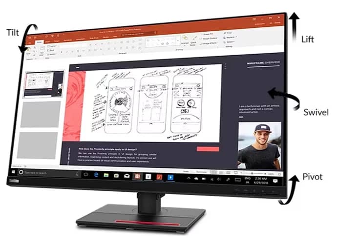 Lenovo ThinkVision P32p-20 Monitors