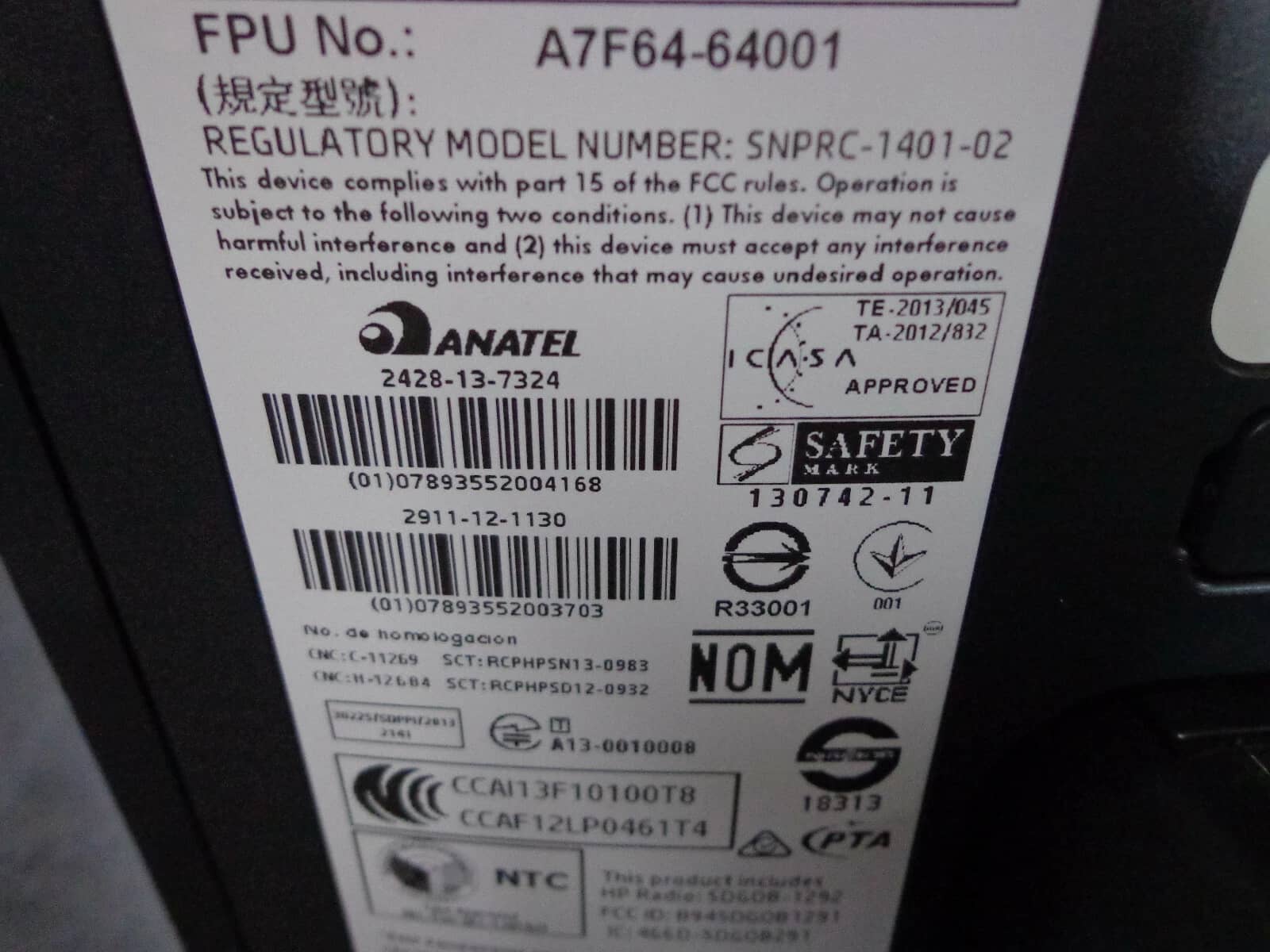 HP 8610 Printers For parts or not working