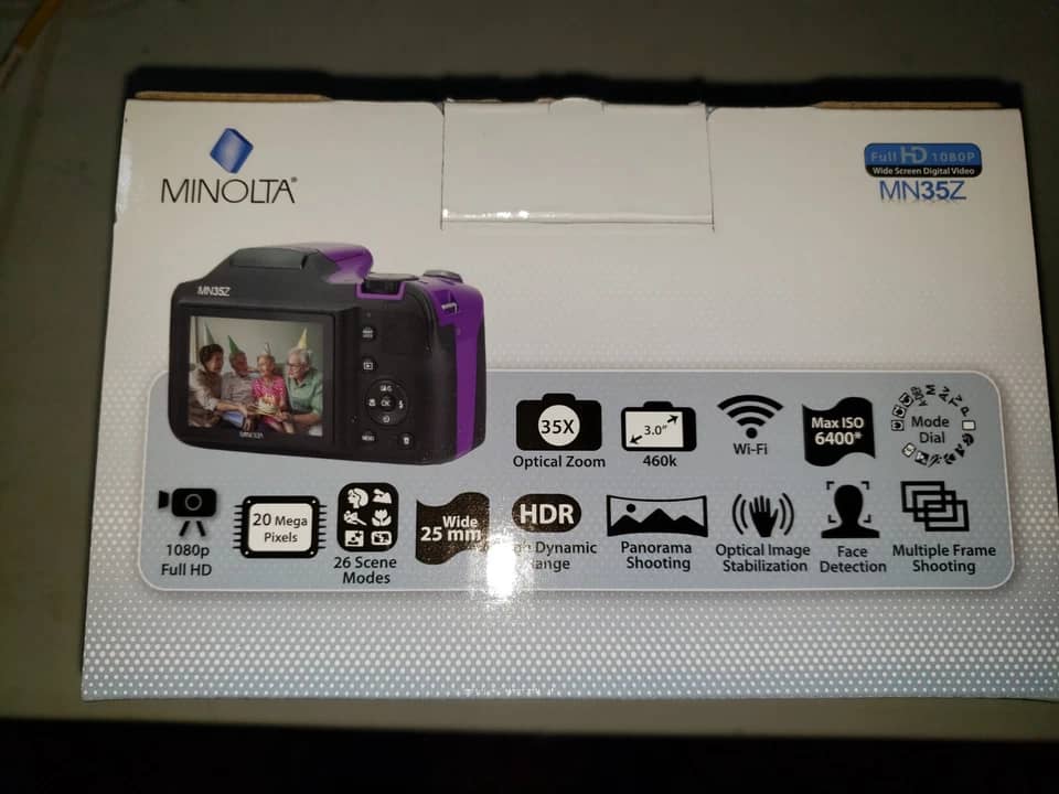 Minolta M35Z Digital Cameras Purple New Body Only