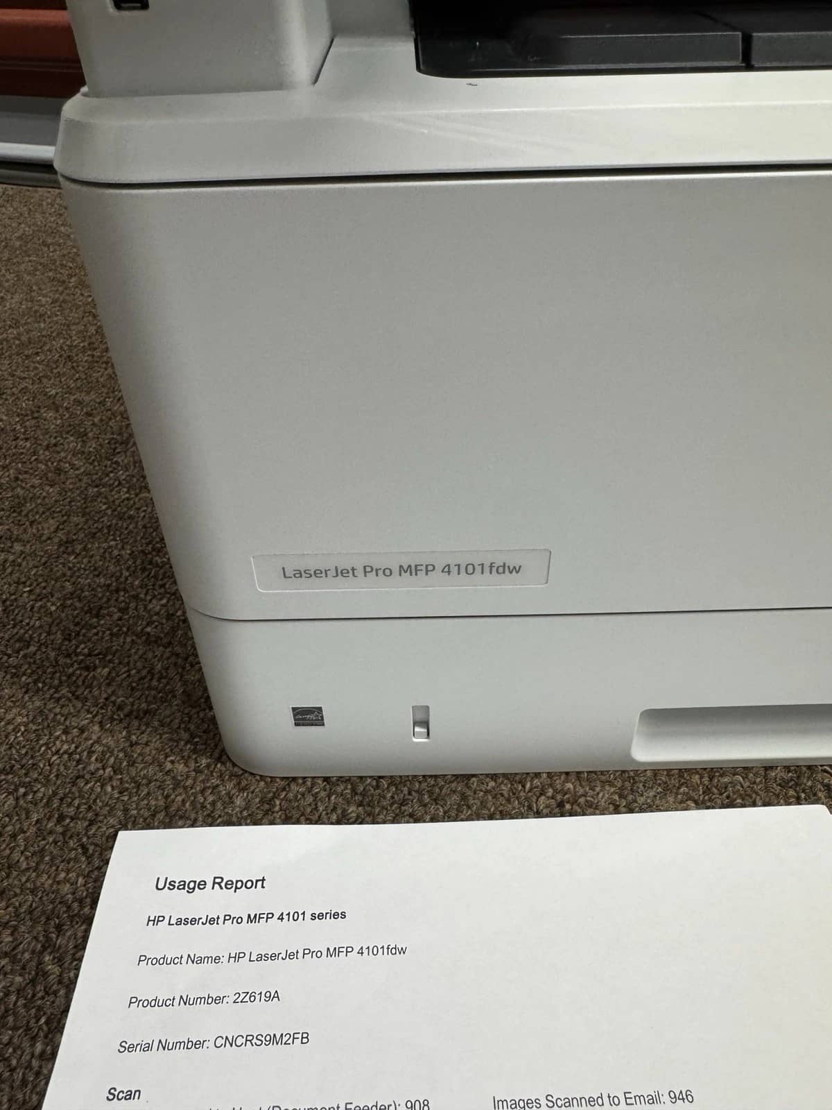HP MFP 4101FDW Printers New