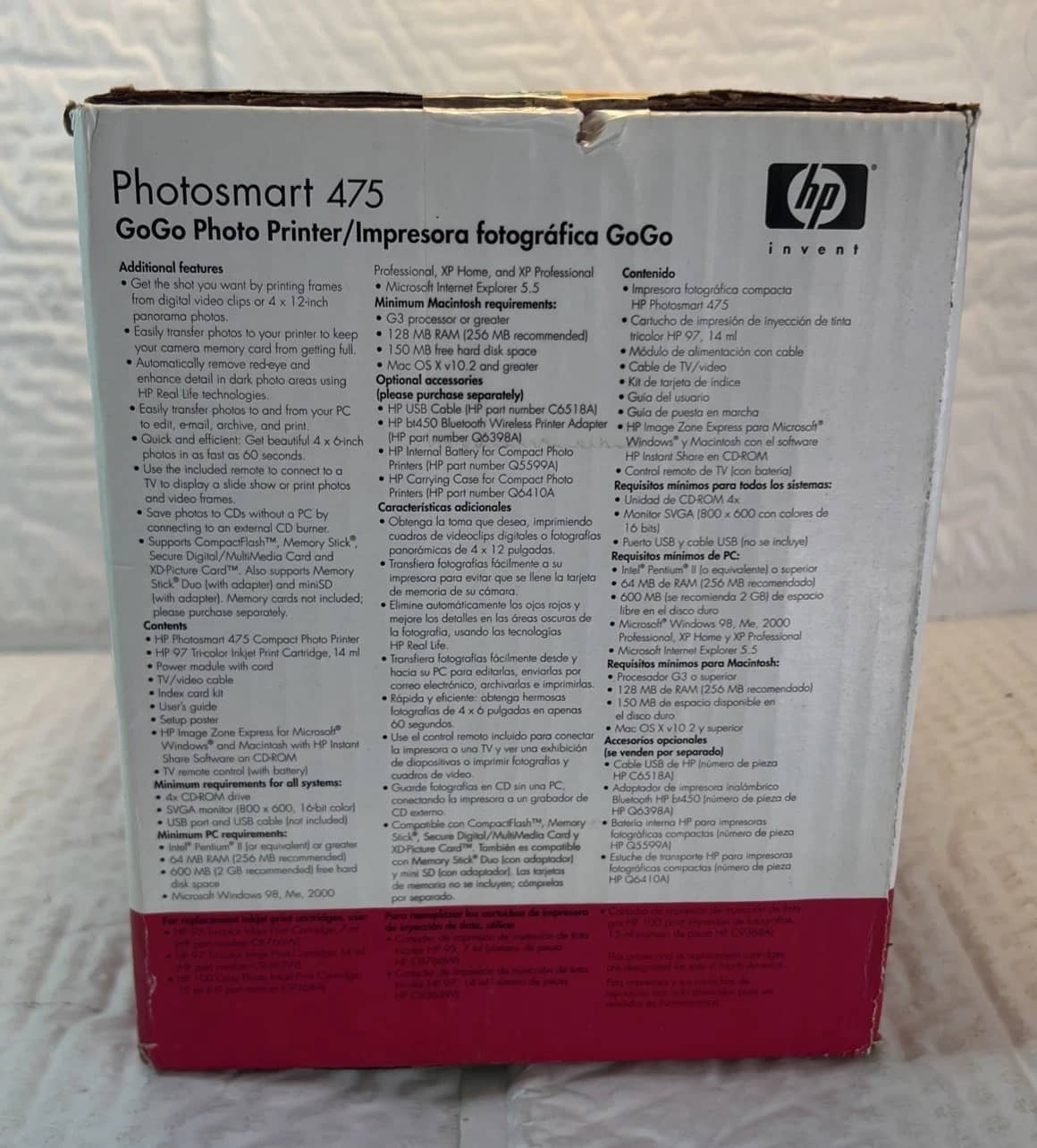HP Photosmart 475 Printers New