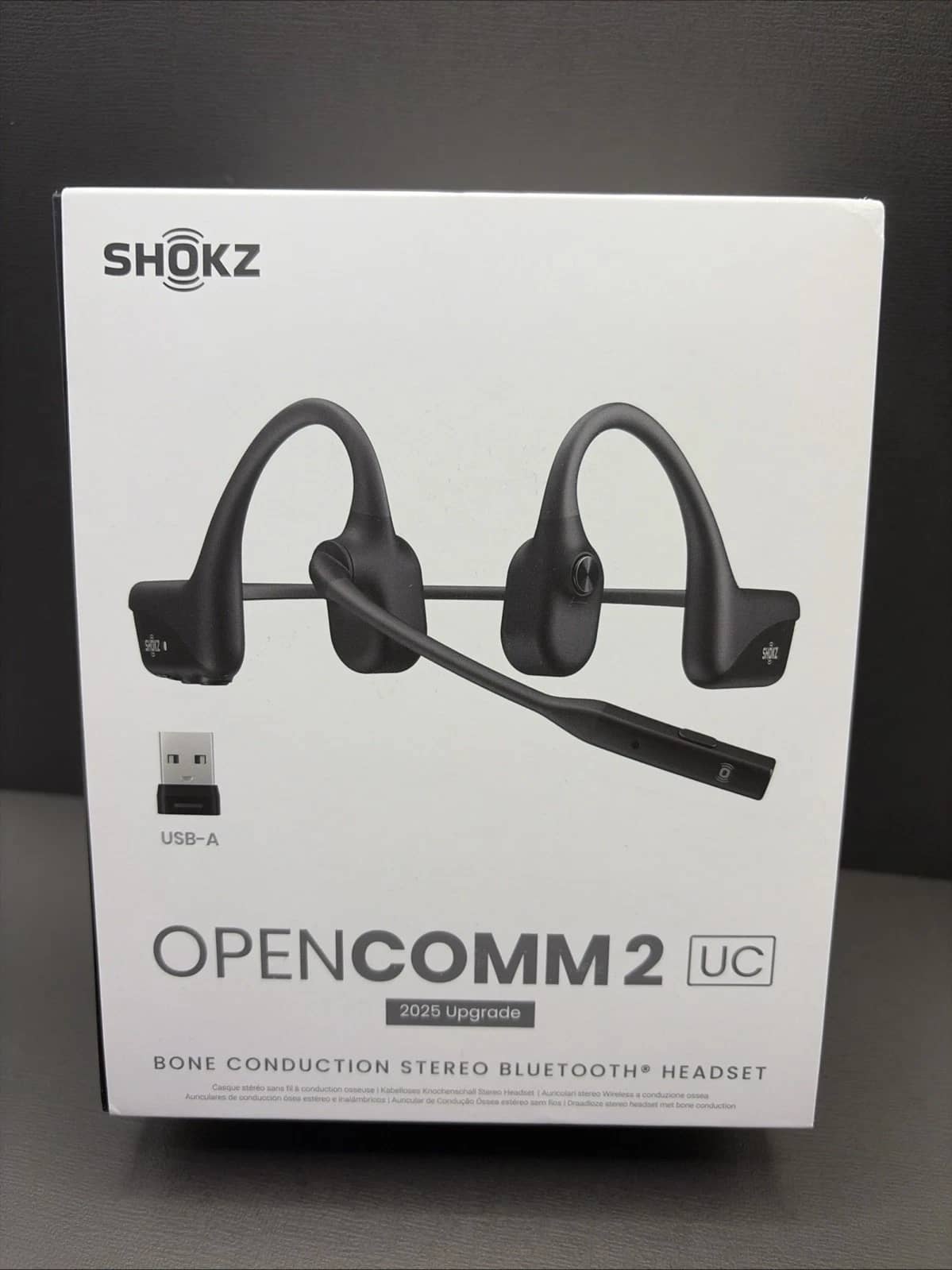 Shokz OpenComm 2 Headphones & Earbuds Black New