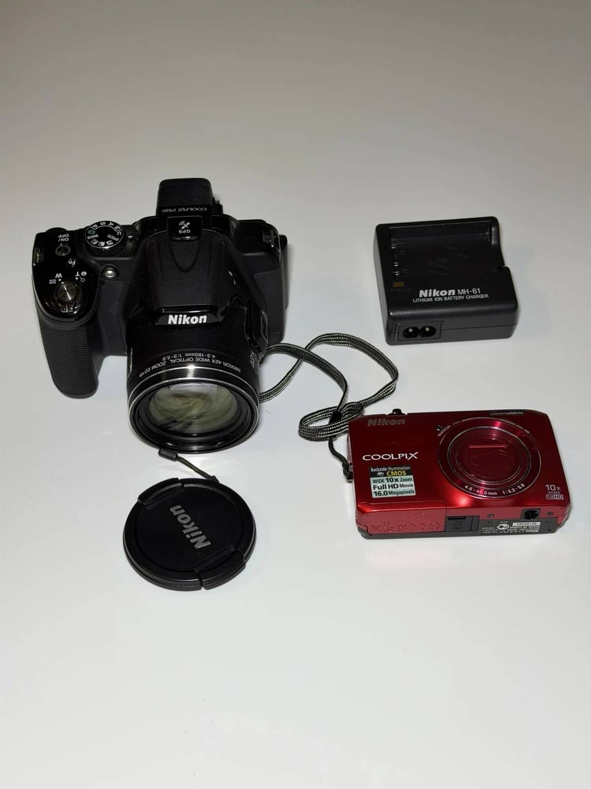 Nikon COOLPIX S6300 Digital Cameras Red New Body Only