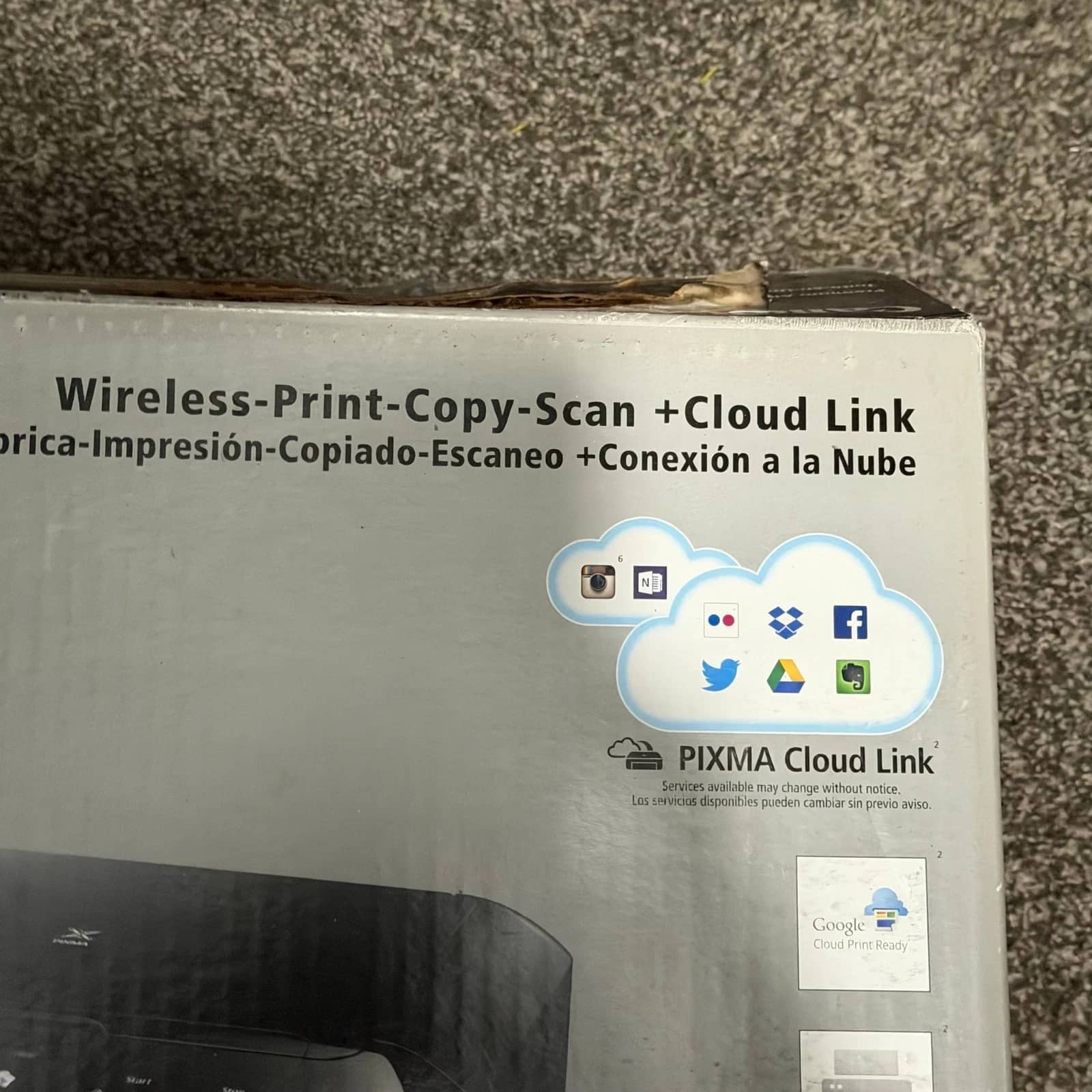 Canon Pixma MG7720 Printers For parts or not working