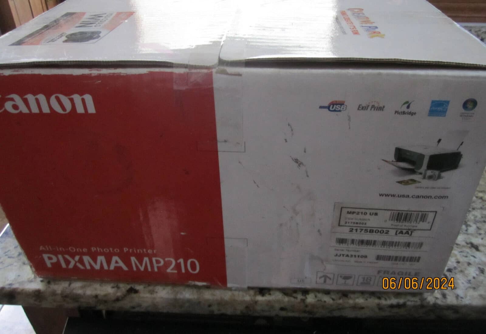 Canon Pixma MP210 Photo Printers New