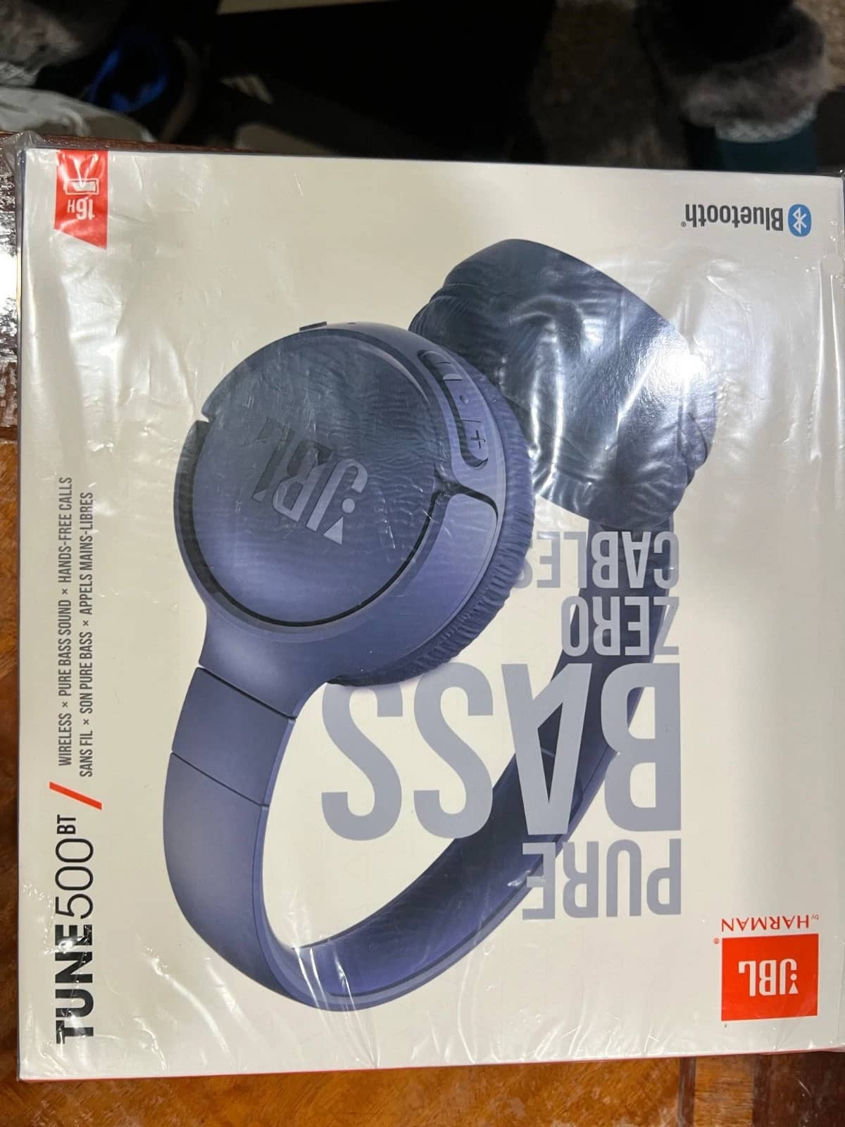 JBL Tune 500 Headphones & Earbuds Blue New