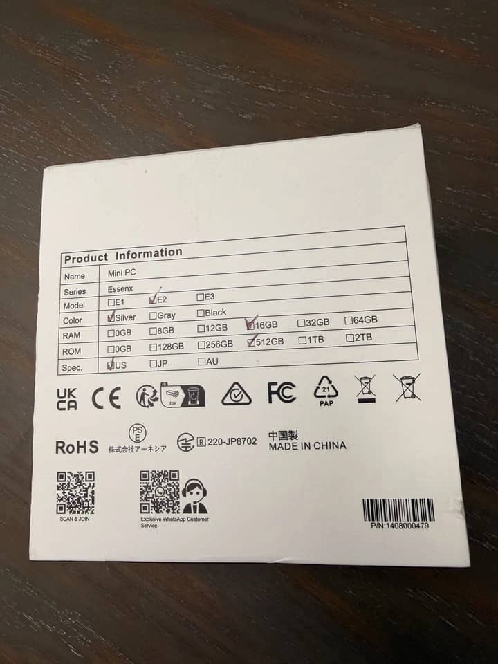 KAMRUI Essenx E2 Computers New