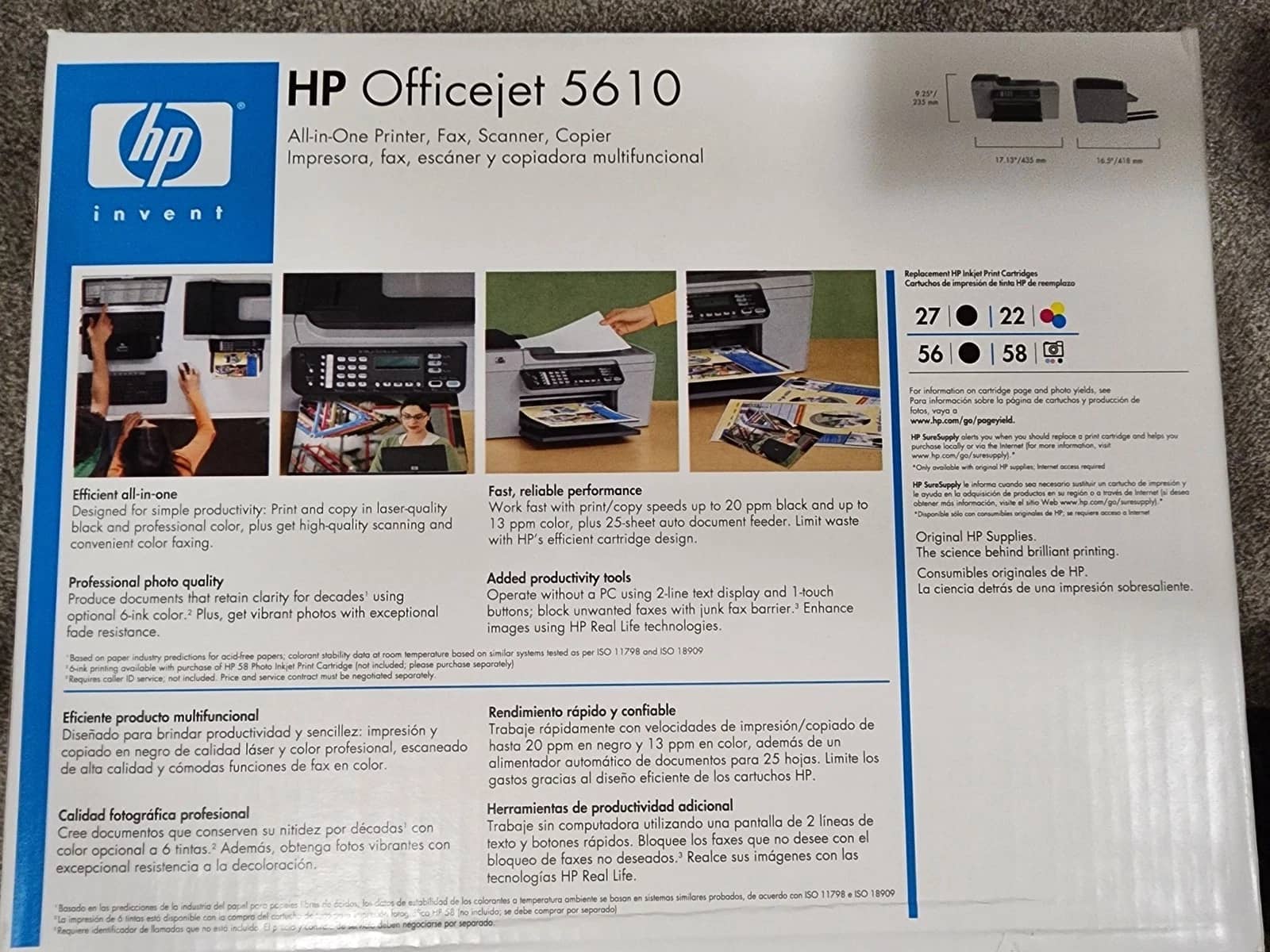 HP Officejet 5610 Printers New