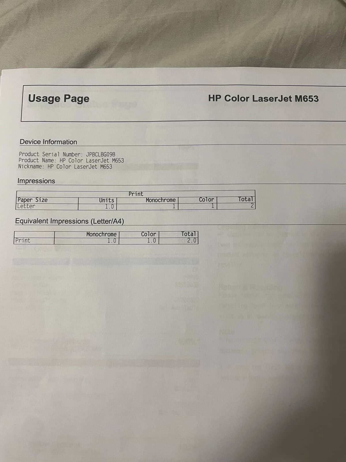 HP m653dn Printers New