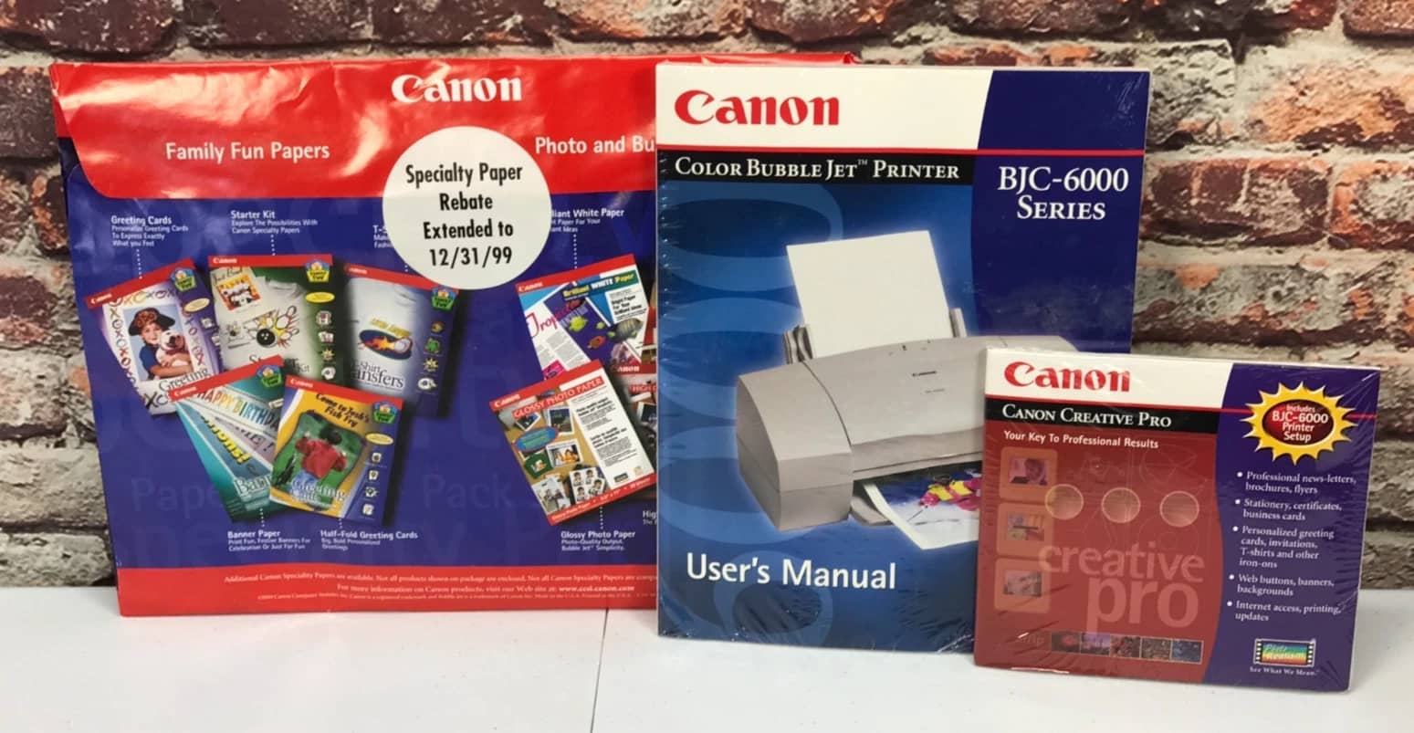 Canon BJC-6000 Printers Open-Box Excellent