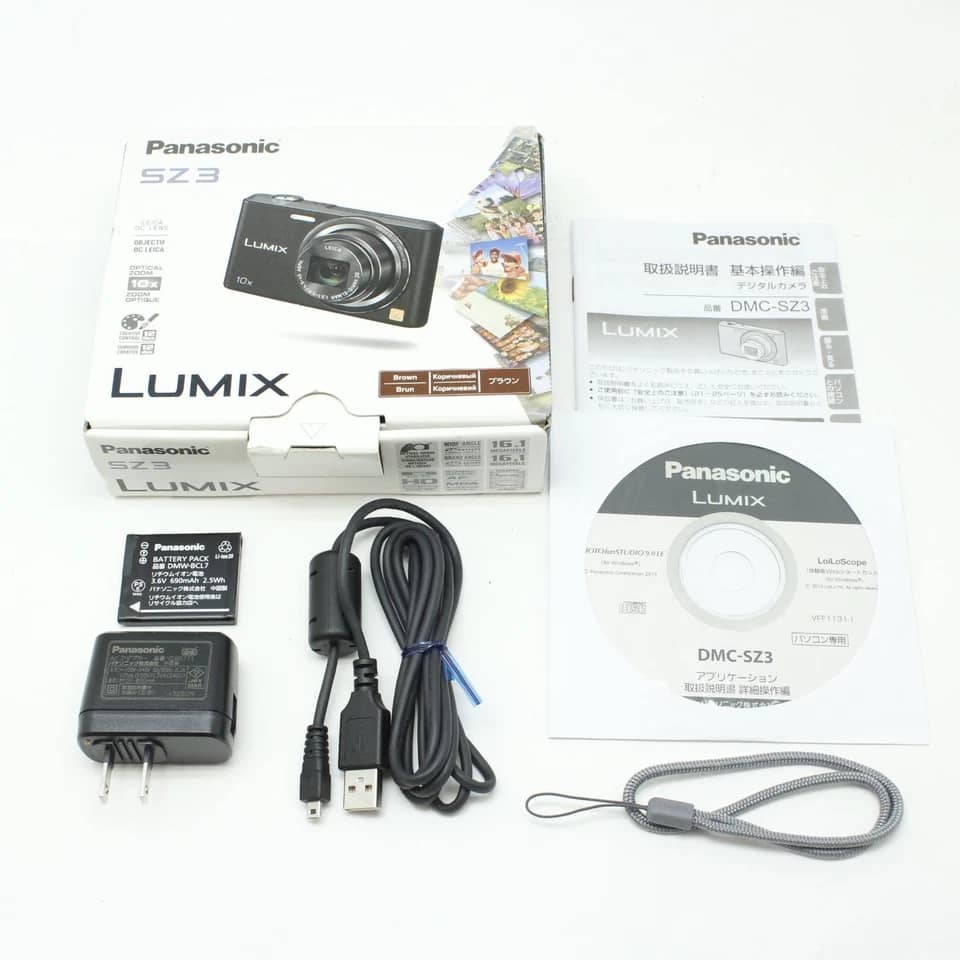 Panasonic LUMIX SZ3 Digital Cameras White New Body Only