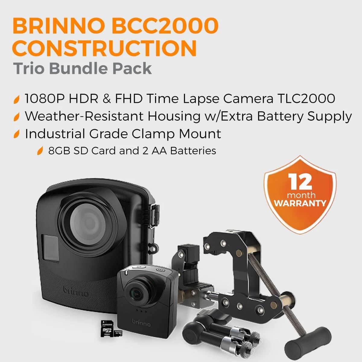 Brinno BCC2000 Digital Cameras Black Used - Good Body Only