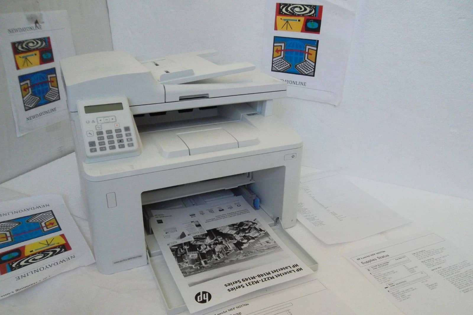 HP LaserJet MFP M227fdn Printers Used - Good