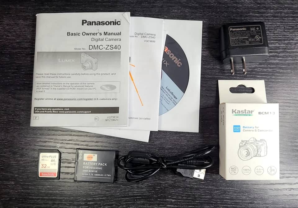 Panasonic LUMIX ZS40 Digital Cameras Black New Body Only