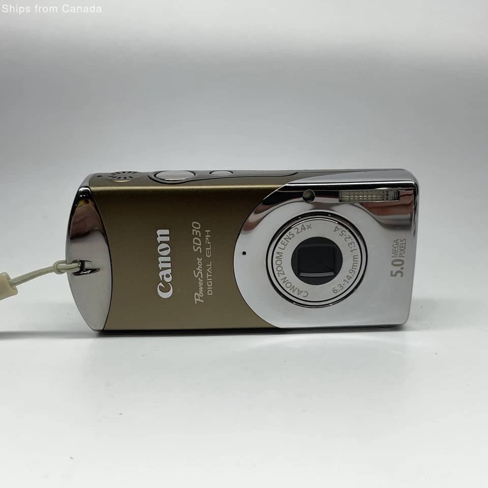 Canon PowerShot SD30 Digital Cameras Red Used - Like New Body Only